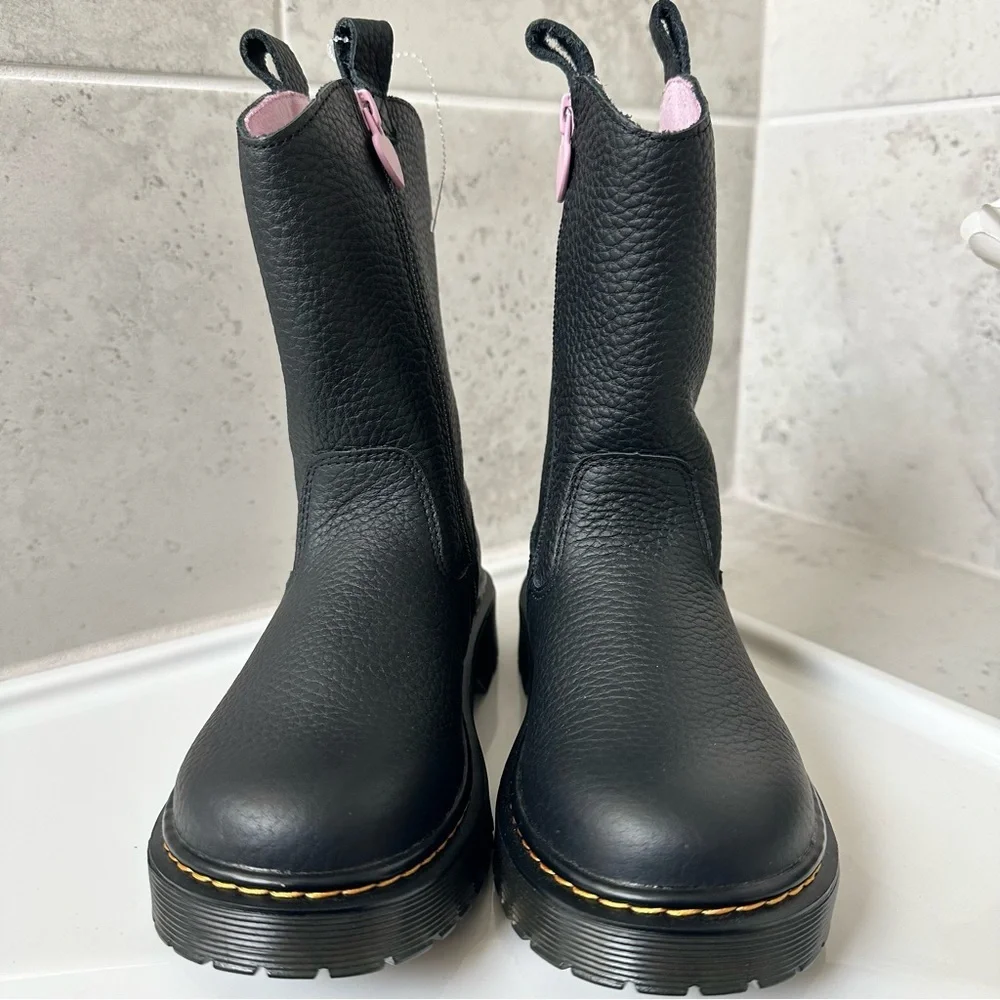 Dr. Martens Pink Interior Boots
